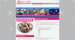 Desktop Screenshot of allstarsgymnasticacademy.com